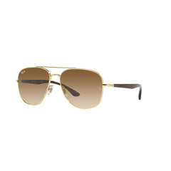 Gafas de Sol para Hombre y Mujer Ray-Ban 3683 - Metálica color Dorado y Café