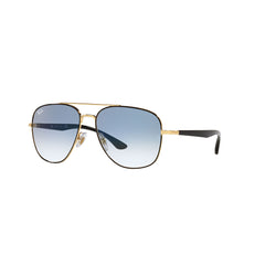 Gafas de Sol para Hombre y Mujer Ray-Ban 3683 - Metálica color Negro y Dorado