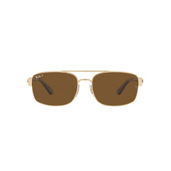 Gafas de Sol para Hombre Ray-Ban 3687 - Metálicas color Dorado lente Café.