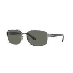 Gafas de Sol para Hombre Ray-Ban 3687 - Metálicas color Plateado lente Gris.