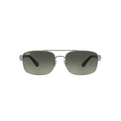 Gafas de Sol para Hombre Ray-Ban 3687 - Metálicas color Plateado lente Gris.