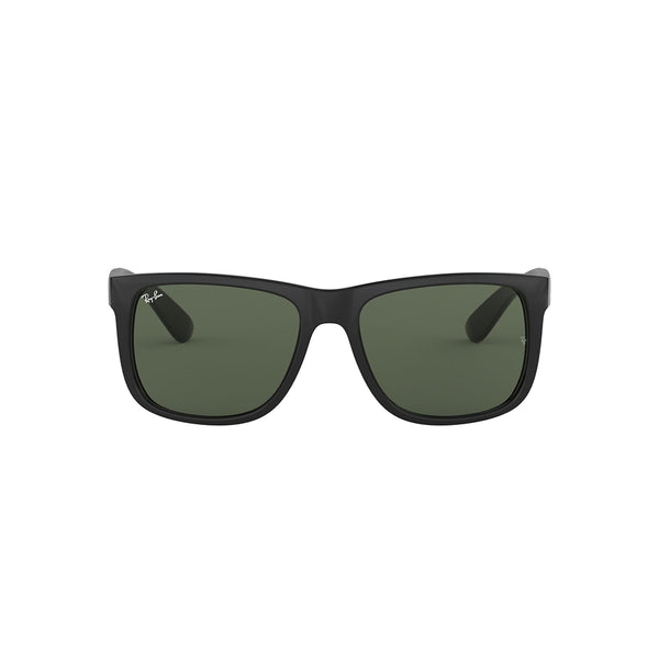 Gafas De Sol Ray-Ban 4165 para mujer y hombre, en acetato, tipo de montura aro completo, de color negro, con lente verde.