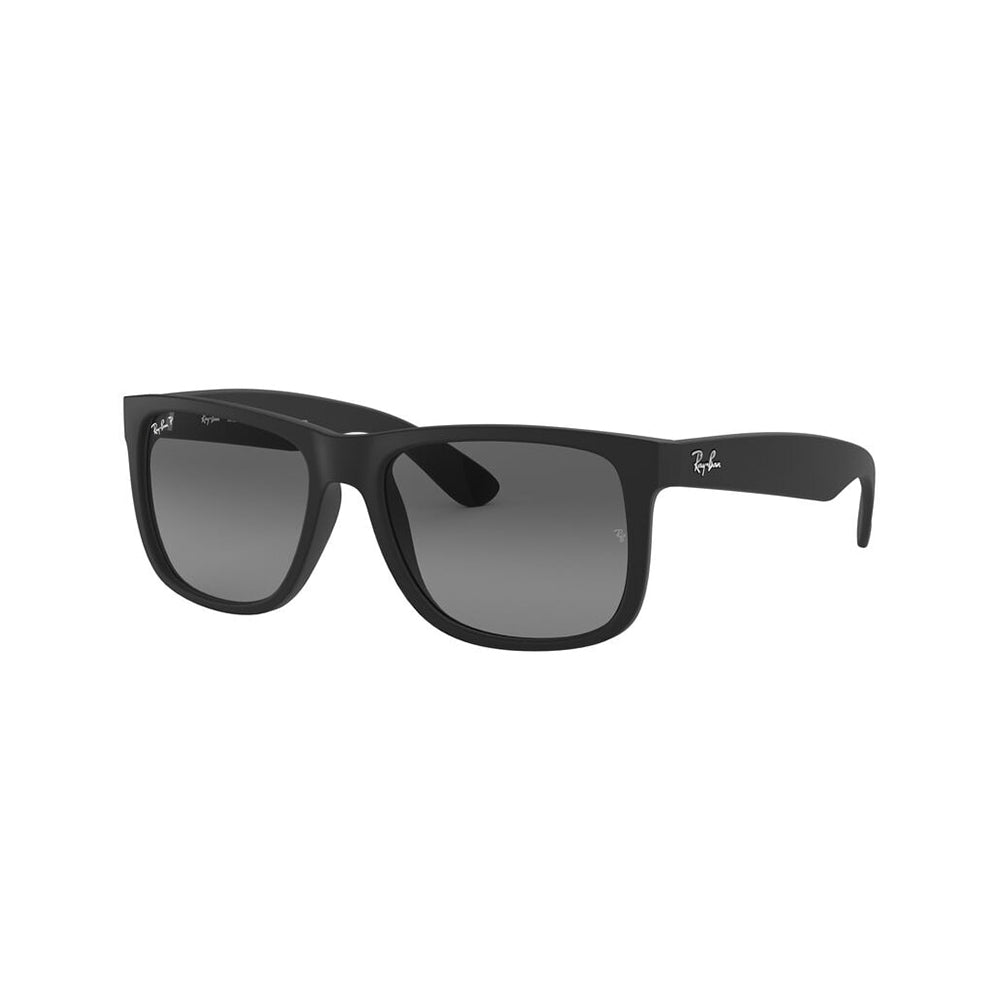 Gafas De Sol Ray-Ban 4165 para mujer y hombre, en acetato, tipo de montura aro completo, de color negro, con lente negro.