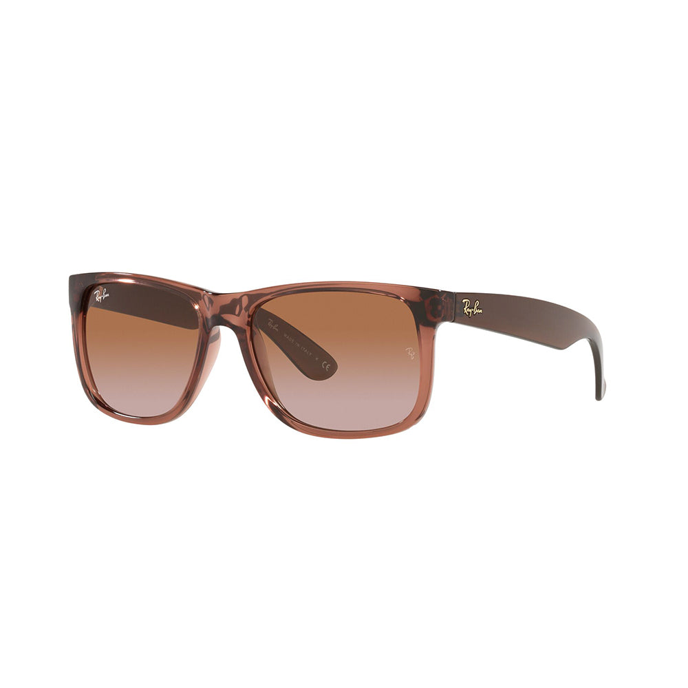 Gafas De Sol Ray-Ban 4165 para mujer y hombre, en acetato, tipo de montura aro completo, de color café, con lente café.