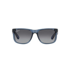 Gafas De Sol Ray-Ban 4165 para mujer y hombre, en acetato, tipo de montura aro completo, de color azul, con lente gris Polarizado.