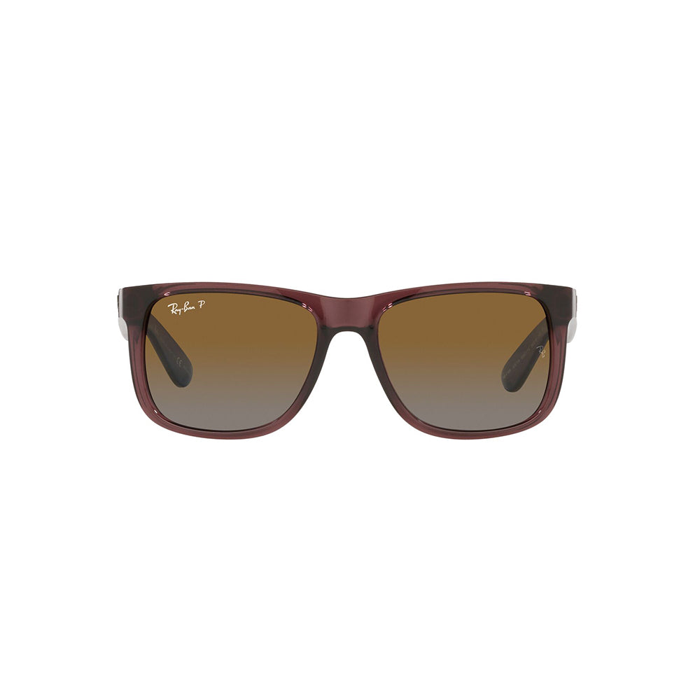 Gafas De Sol Ray-Ban 4165 para mujer y hombre, en acetato, tipo de montura aro completo, de color café, con lente café.
