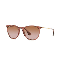 Gafas de Sol para Mujer Ray-Ban 4171 Erika - En nylon, aro completo, de color café, con lente café en degrade.