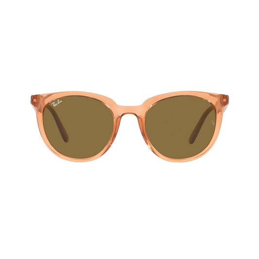 Gafas de Sol para Mujer Ray-Ban 4383L  - Inyectadas color naranja, con lente verde