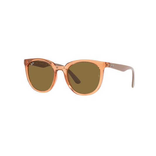 Gafas de Sol para Mujer Ray-Ban 4383L  - Inyectadas color naranja, con lente verde