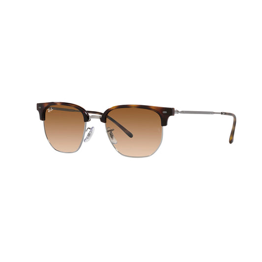 Gafas de Sol para Hombre Ray-Ban 4416 Clubmaster - Metálicas color Havana, lente Café.