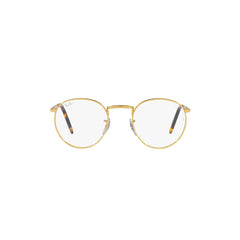 Gafas de Vista para Hombre y Mujer Ray-Ban 3637V New Round - Metálicas color Dorado.