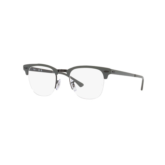 Gafas de Vista para Hombre y Mujer Ray-Ban 3716VM Clubmaster - Metálicas color Gris.