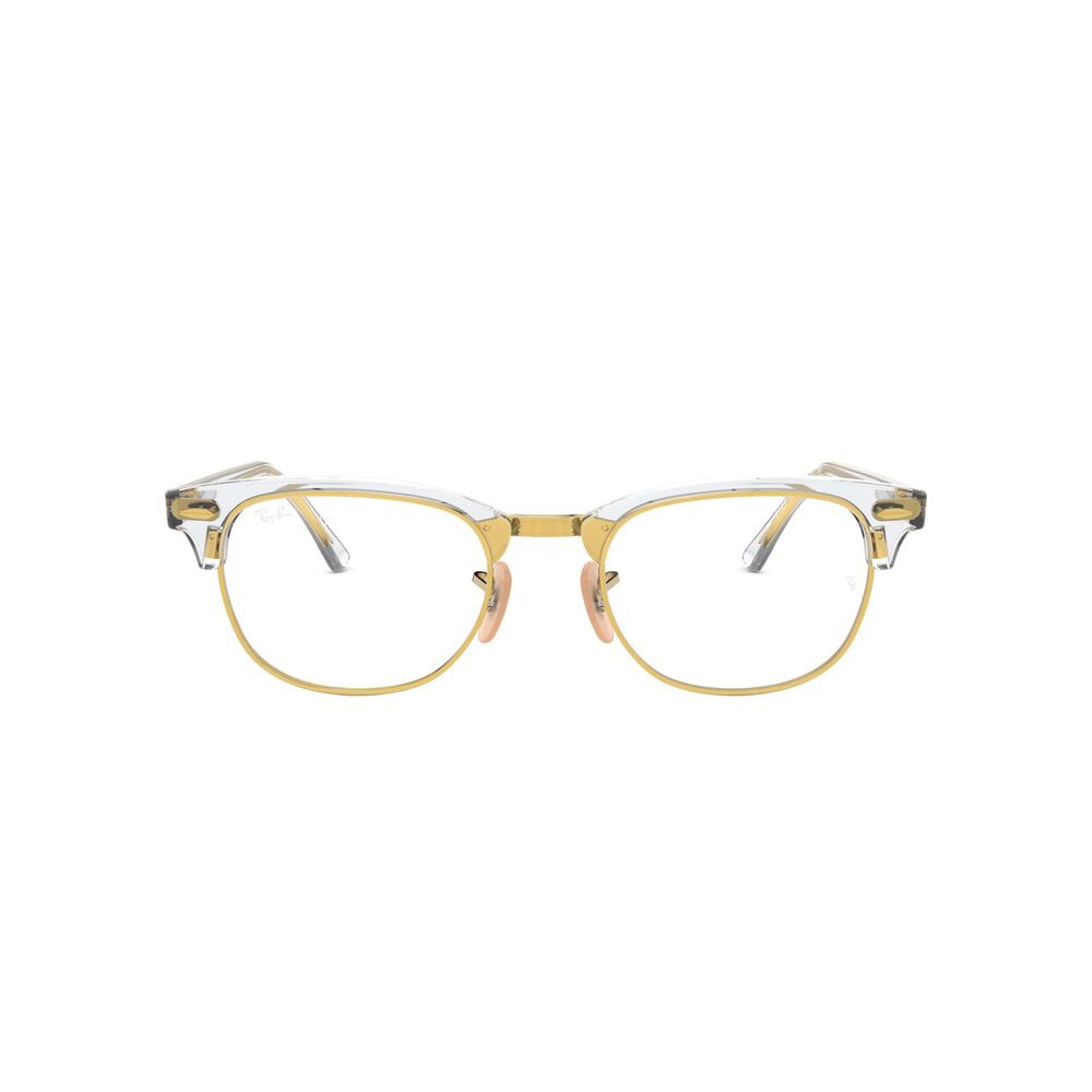 Gafas de Vista para Mujer Ray-Ban 5154 - En Acetato, forma cuadrada, de color transparente/dorado.