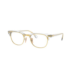 Gafas de Vista para Mujer Ray-Ban 5154 - En Acetato, forma cuadrada, de color transparente/dorado.