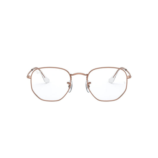 Gafas de Vista para Hombre Ray-Ban 6448 3094 - Metálicas color Oro Rosado