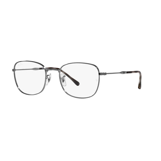 Gafas de Vista para Hombre y Mujer Ray-Ban 6497 - Metálicas, Aro completo, de color Gris.