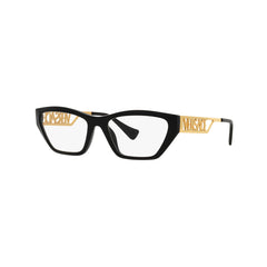 Gafas de Vista para Mujer Versace 3327U - En acetato color Negro y Dorado.