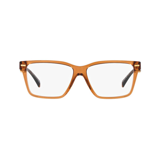 Gafas De Vista para Mujer Versace 3335 - En acetato, forma de la montura rectangular aro completo color Naranjado.