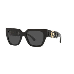 Gafas de Sol para Mujer y Hombre Versace 4409 - En acetato, Rectangulares, color Negro.