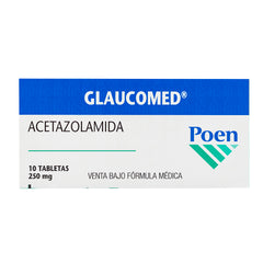 Glaucomed 250 Mg x 10 Tabletas