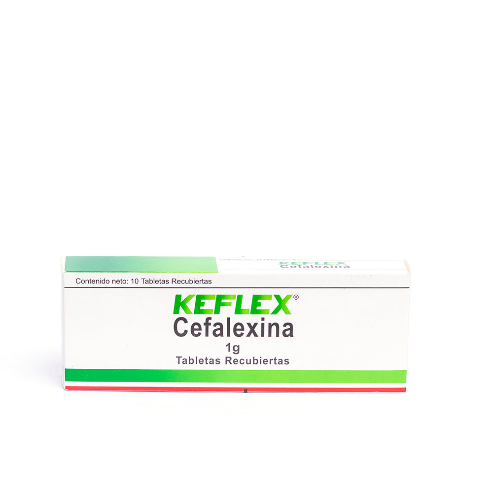 Keflex 500 Mg Caja X 10 Tabletas