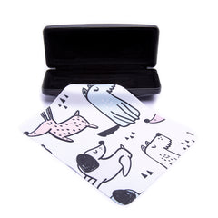 Paño limpiador de lentes, estampado Perros.