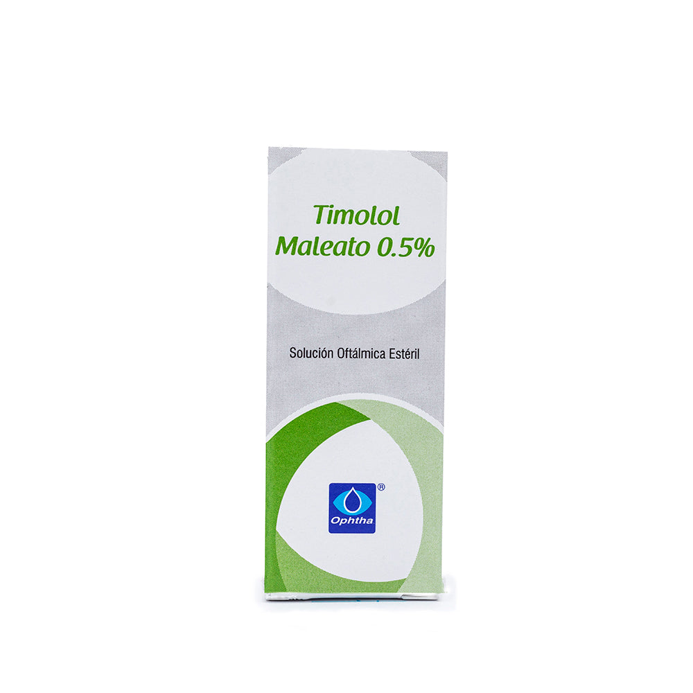 Timolol Maleato 0,5% Solución Oftálmica Estéril x 5 ML